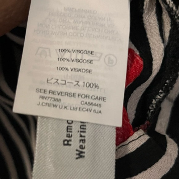 Madewell popular Wrap top printed floral /stripes and ties at the side - Picture 5 of 5